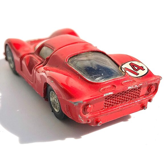 Vintage Speedy Ferrari 330 P4 no 803 Red Race Car Diecast Model Made in Italy - Picture 5 of 13